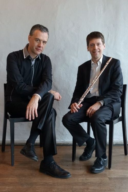 das Duo Furibondo mit Daniel Lappert (Flöte) und Jean-Jacques Schmid (Klavier) das Duo Furibondo mit Daniel Lappert (Flöte) und Jean-Jacques Schmid (Klavier)