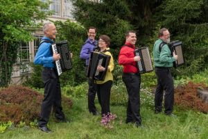 Colorful Accordionists